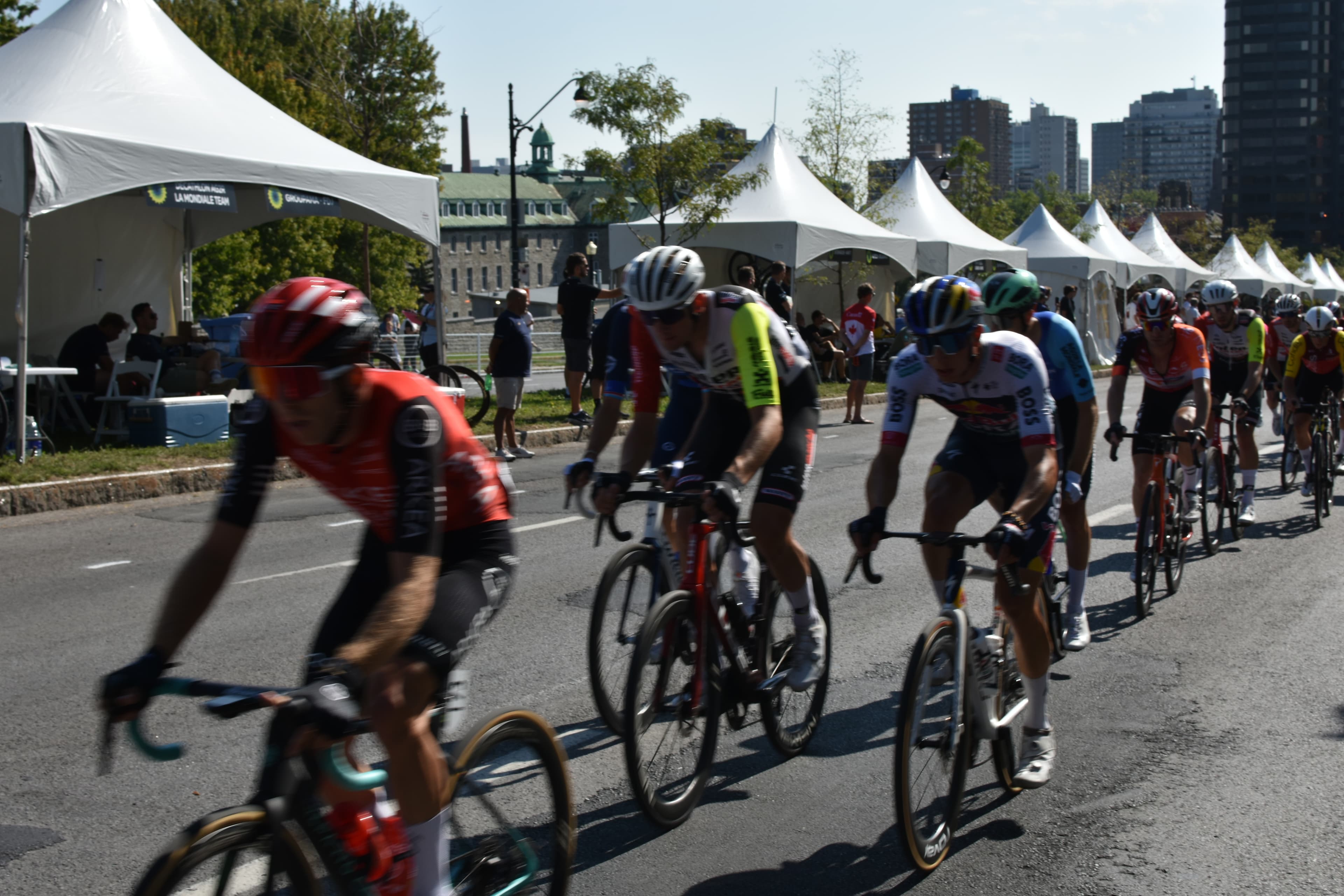 Peloton Through Downtown